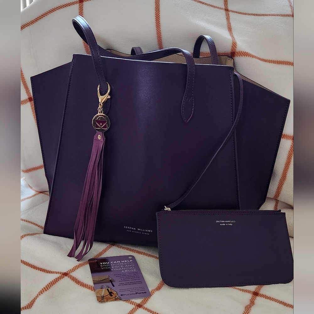 🆕️Serena Williams "For Purple Purse" with attached pouch